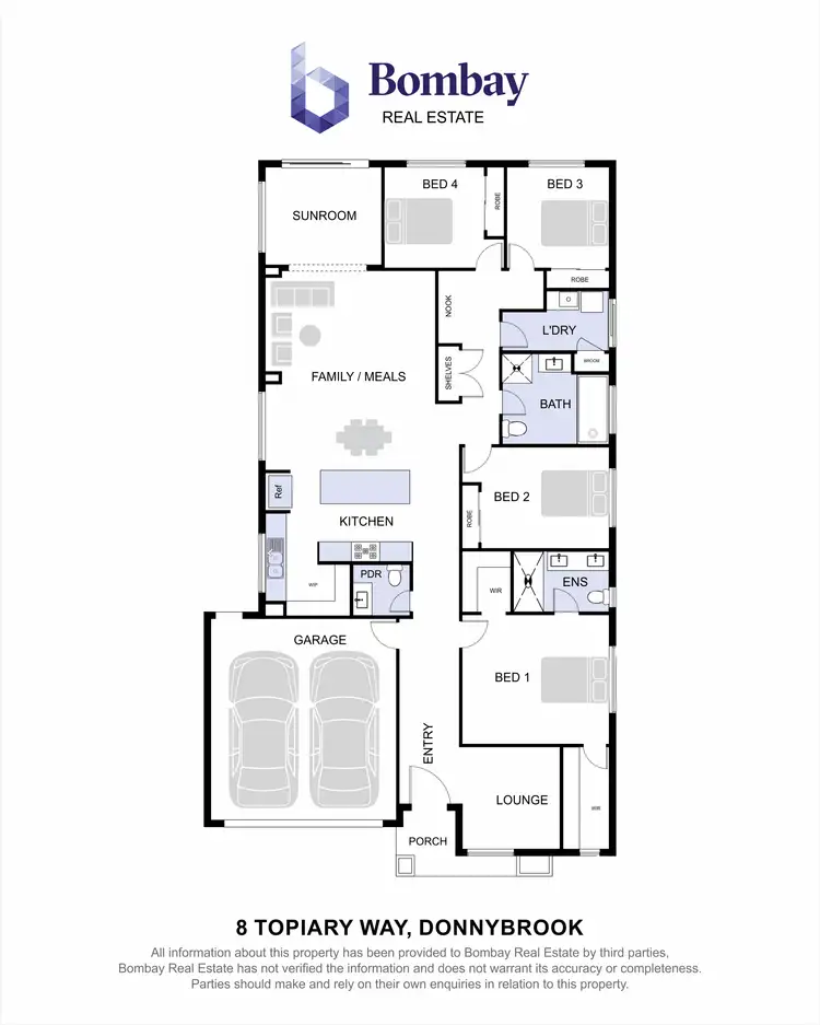 Floorplan of Homely house listing, 8 Topiary Way, Donnybrook VIC 3064