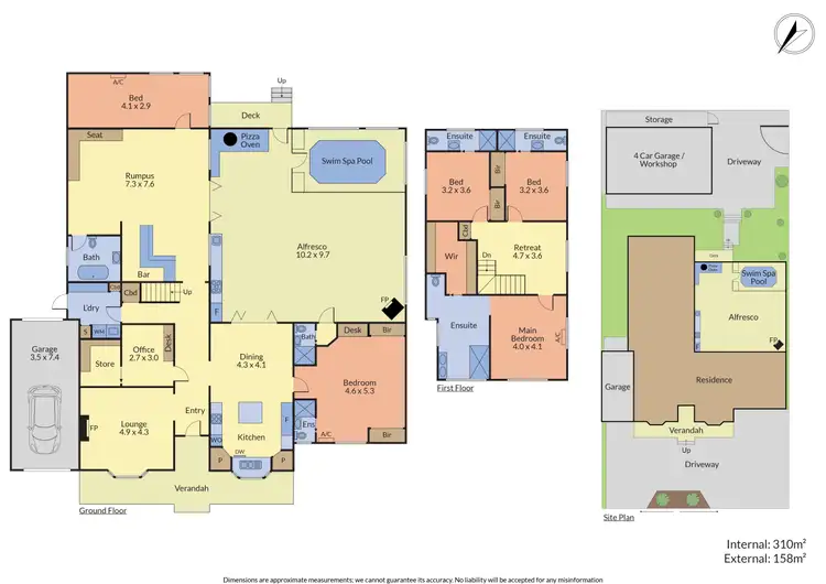 Floorplan of Homely house listing, 50 Morris Road, Upwey VIC 3158