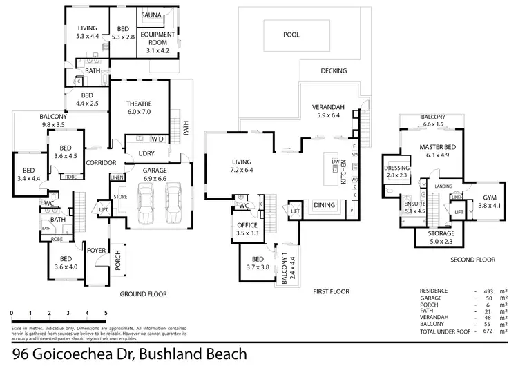 Floorplan of Homely house listing, 96 Goicoechea Drive, Bushland Beach QLD 4818