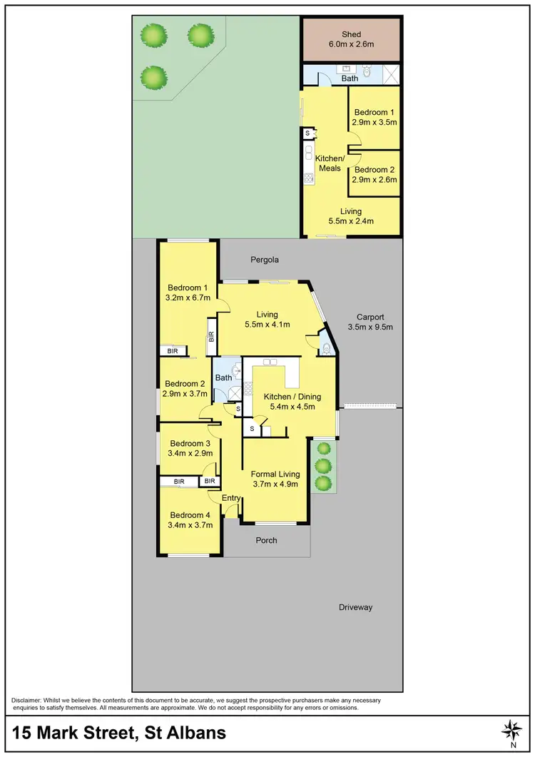 Floorplan of Homely house listing, 15 Mark Street, St Albans VIC 3021