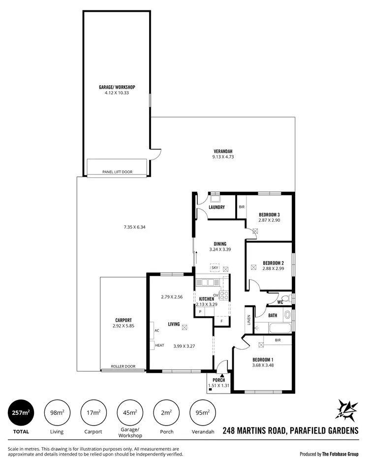 Floorplan of Homely house listing, 248 Martins Road, Parafield Gardens SA 5107