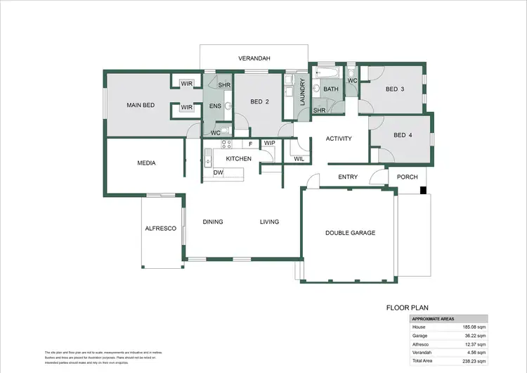 Floorplan of Homely house listing, 28 Cascade Road, Lakelands WA 6180