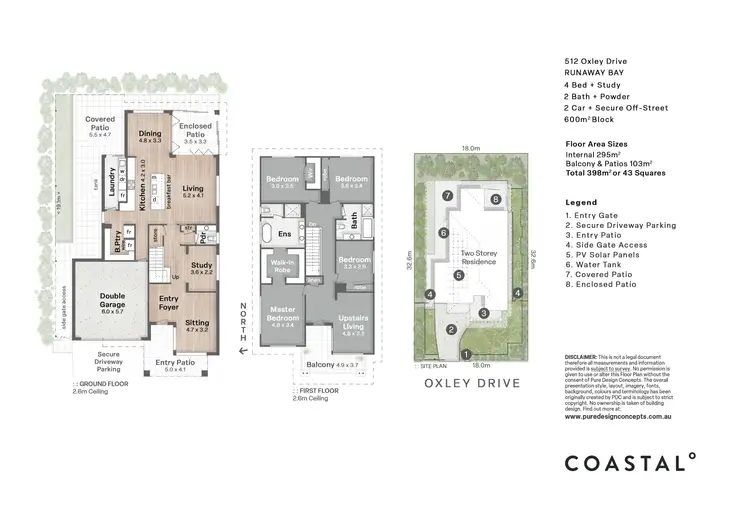 Floorplan of Homely house listing, 512 Oxley Drive, Runaway Bay QLD 4216