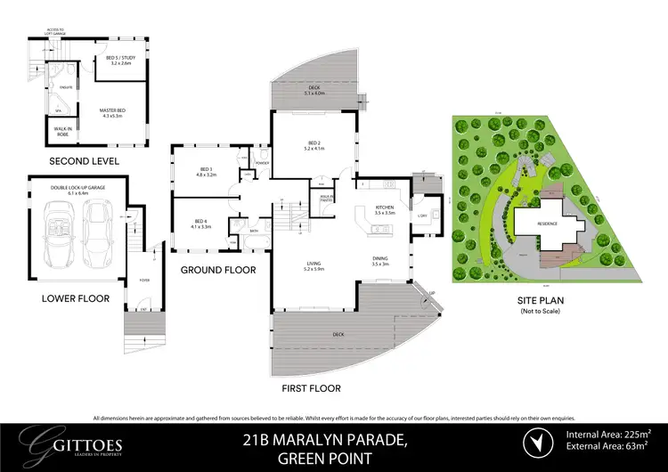 Floorplan of Homely house listing, 21B Marilyn Parade, Green Point NSW 2251