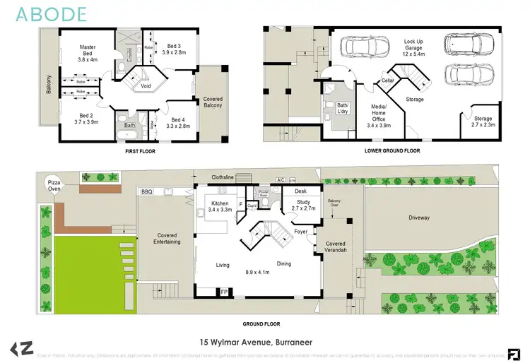 Floorplan of Homely house listing, 15 Wylmar Avenue, Burraneer NSW 2230