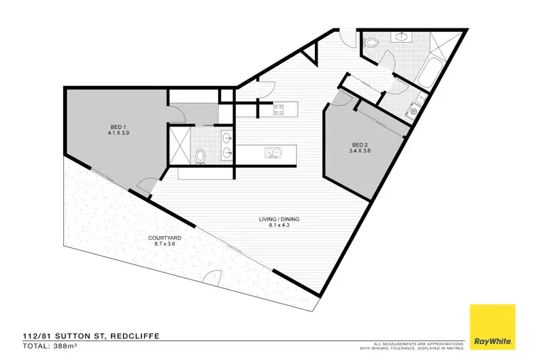 Floorplan of Homely apartment listing, 112/81 Sutton Street, Redcliffe QLD 4020
