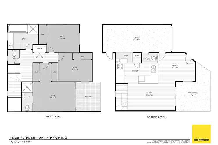 Floorplan of Homely townhouse listing, 19/30-42 Fleet Drive, Kippa-Ring QLD 4021