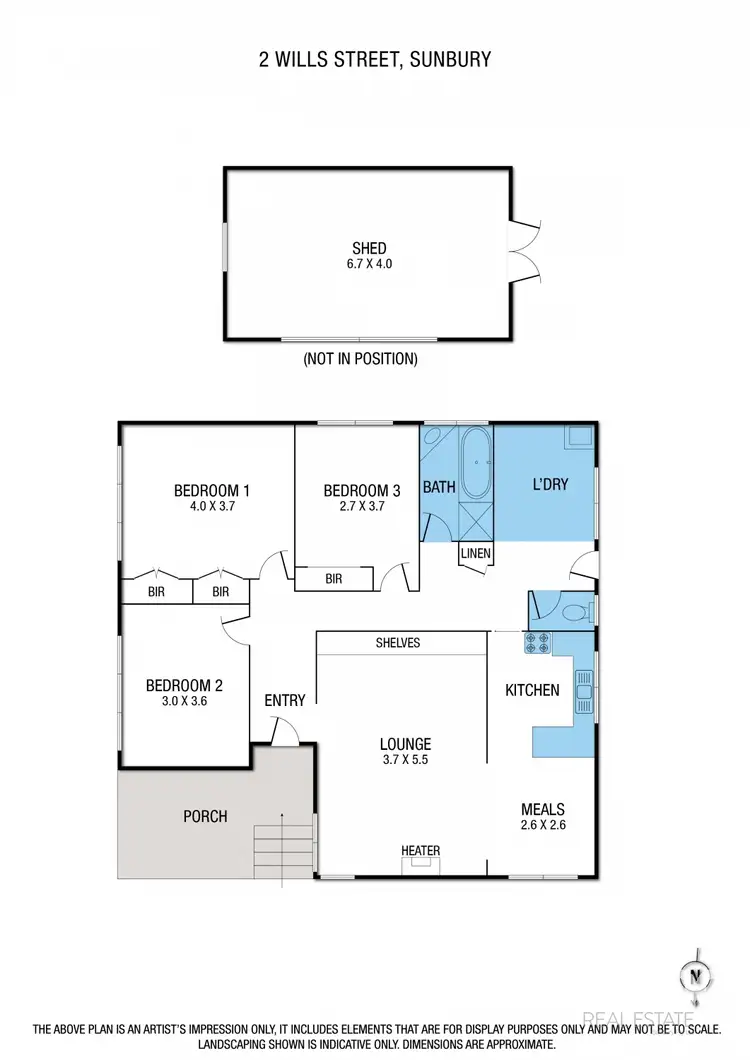 Floorplan of Homely house listing, 2 Wills Street, Sunbury VIC 3429