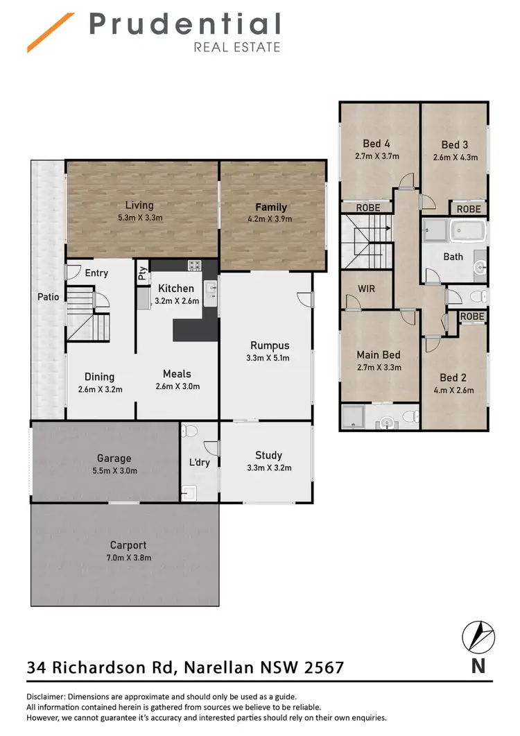 Floorplan of Homely house listing, 34 Richardson Road, Narellan NSW 2567