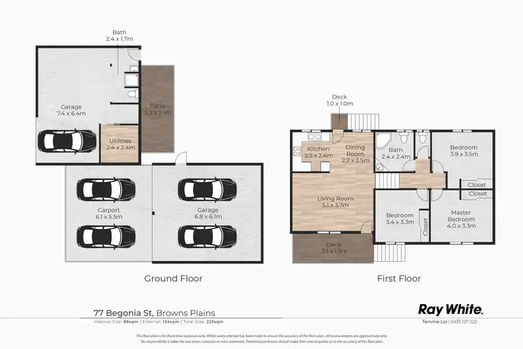 Floorplan of Homely house listing, 77 Begonia Street, Browns Plains QLD 4118