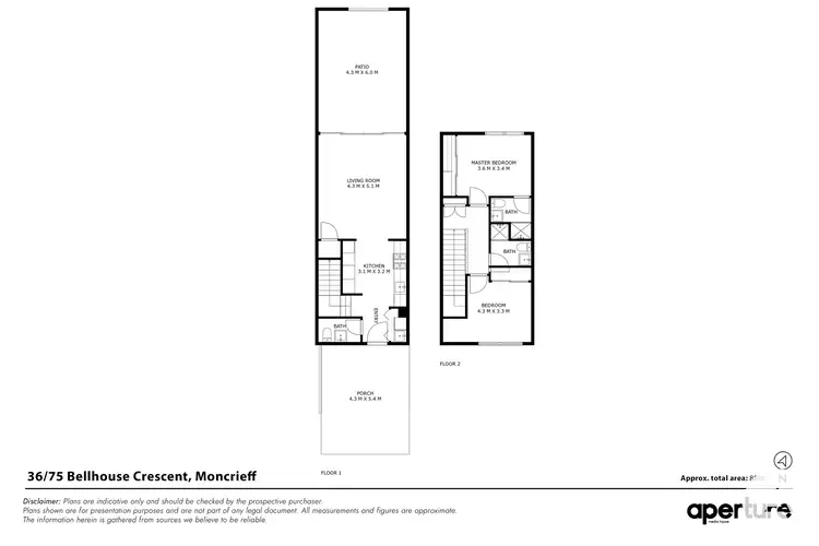 Floorplan of Homely townhouse listing, 36/75 Bellhouse Cres, Moncrieff ACT 2914