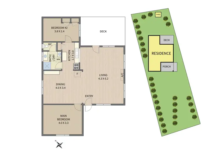 Floorplan of Homely house listing, 73 Beach Pde, Sandy Point VIC 3959