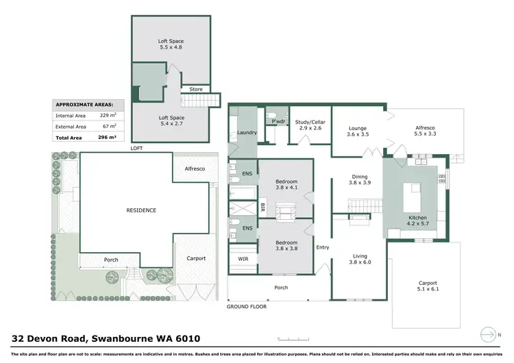 Floorplan of Homely house listing, 32 Devon Road, Swanbourne WA 6010