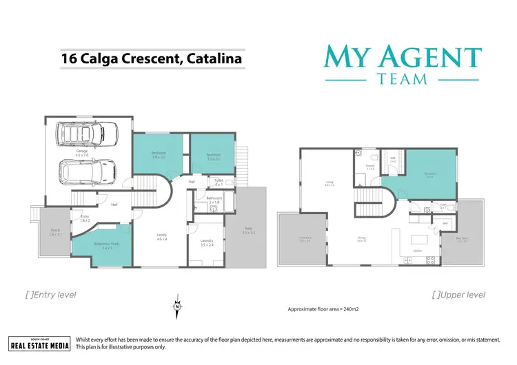 Floorplan of Homely house listing, 16 Calga Crescent, Catalina NSW 2536
