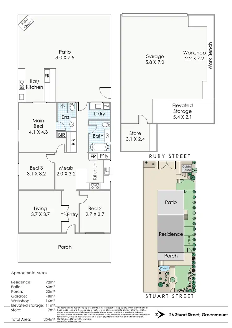 Floorplan of Homely house listing, 26 Stuart Street, Greenmount WA 6056