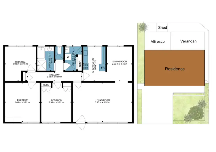 Floorplan of Homely house listing, 7 Devon Way, Lynwood WA 6147