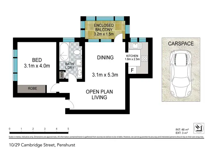 Floorplan of Homely apartment listing, 10/29 Cambridge Street, Penshurst NSW 2222