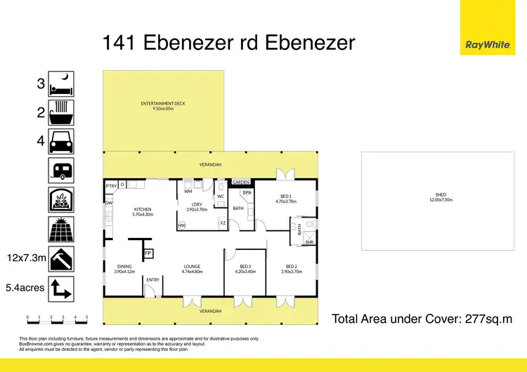 Floorplan of Homely house listing, 141-143 Ebenezer Road, Ebenezer QLD 4340
