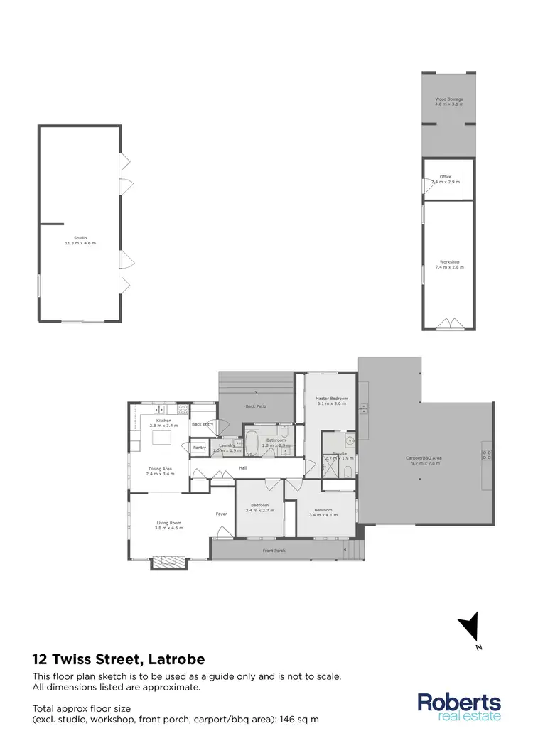 Floorplan of Homely house listing, 12 Twiss Street, Latrobe TAS 7307
