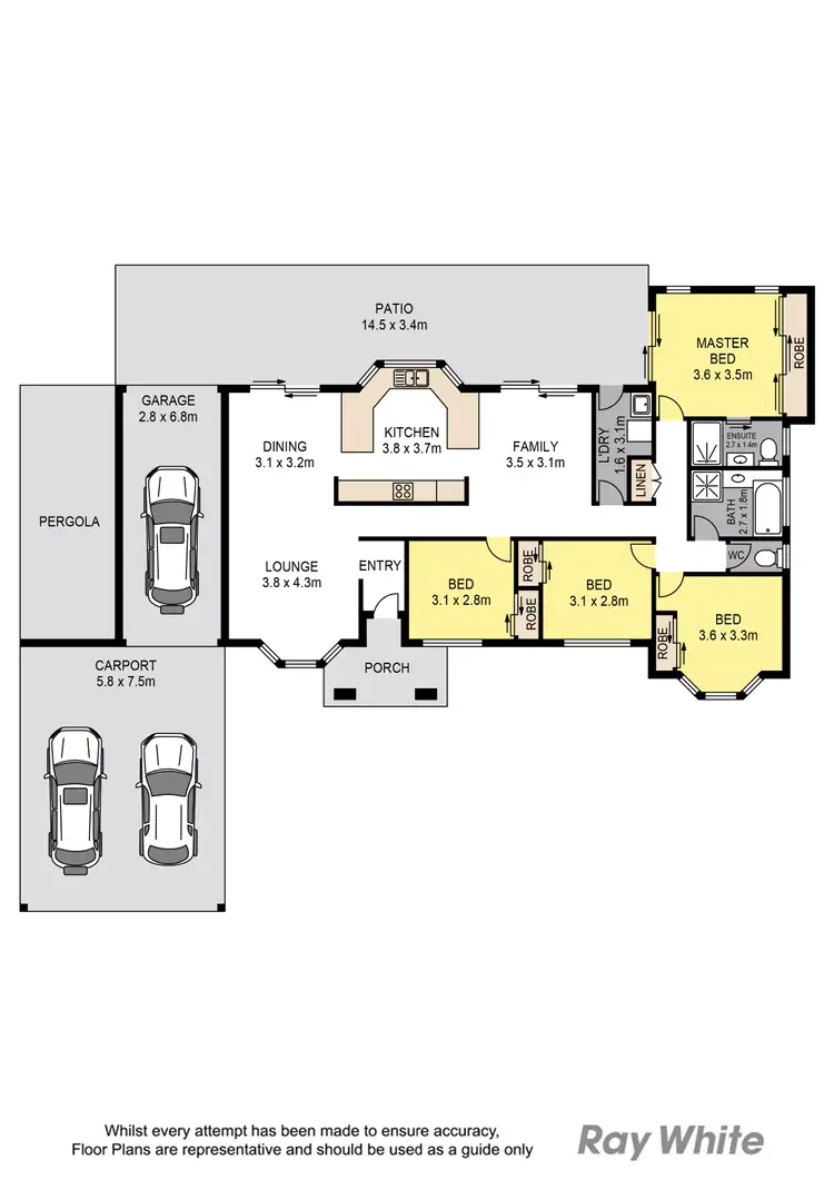 Floorplan of Homely house listing, 13 Songbird Way, Taigum QLD 4018