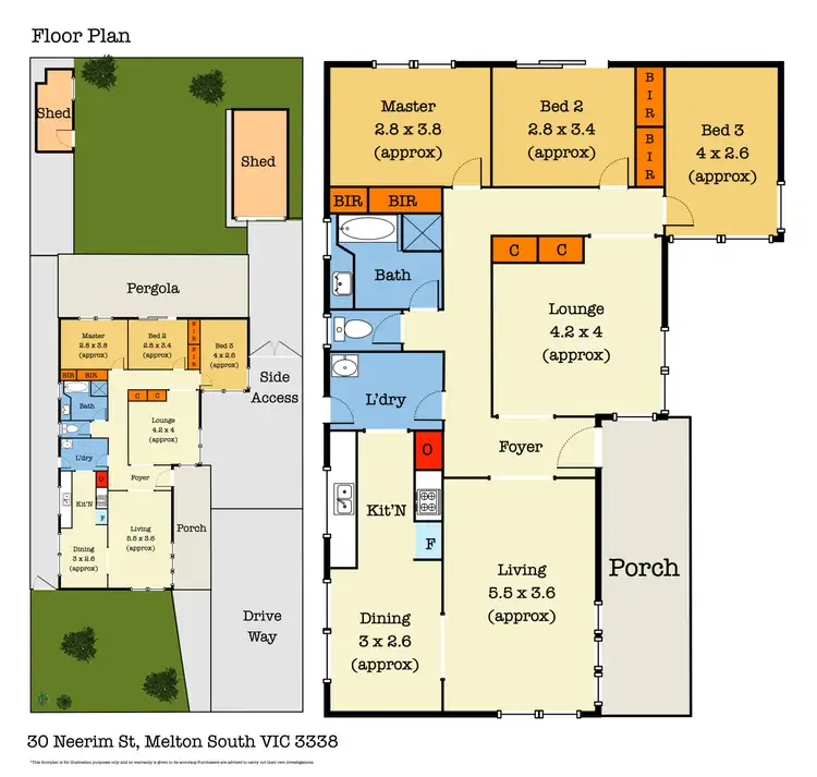 Floorplan of Homely house listing, 30 Neerim Street, Melton South VIC 3338
