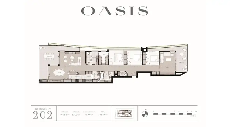 Floorplan of Homely apartment listing, 202/11-13 Tonkin Street, Cronulla NSW 2230