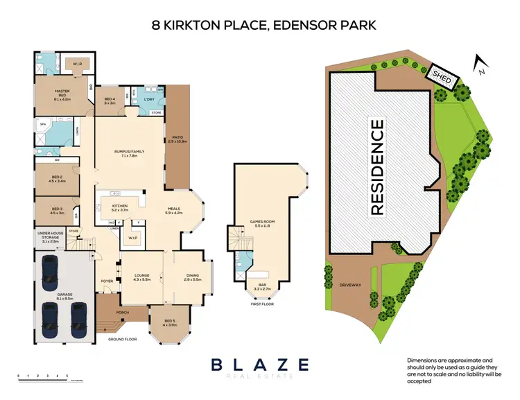 Floorplan of Homely house listing, 8 Kirkton Place, Edensor Park NSW 2176