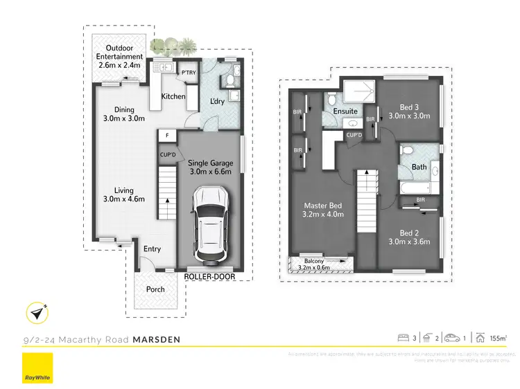 Floorplan of Homely townhouse listing, 9/2-24 Macarthy Road, Marsden QLD 4132