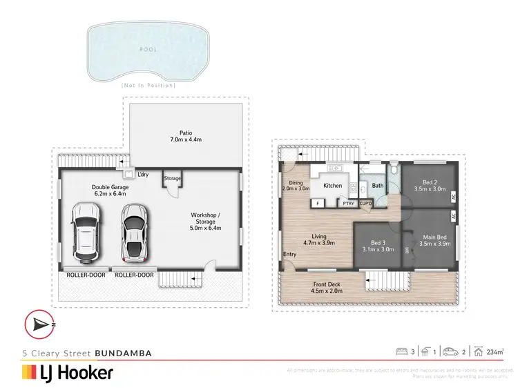 Floorplan of Homely house listing, 5 Cleary Street, Bundamba QLD 4304