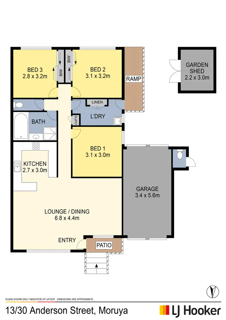 Floorplan of Homely house listing, 13/30 Anderson Street, Moruya NSW 2537