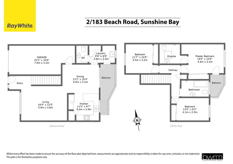 Floorplan of Homely house listing, 2/183 Beach Road, Sunshine Bay NSW 2536