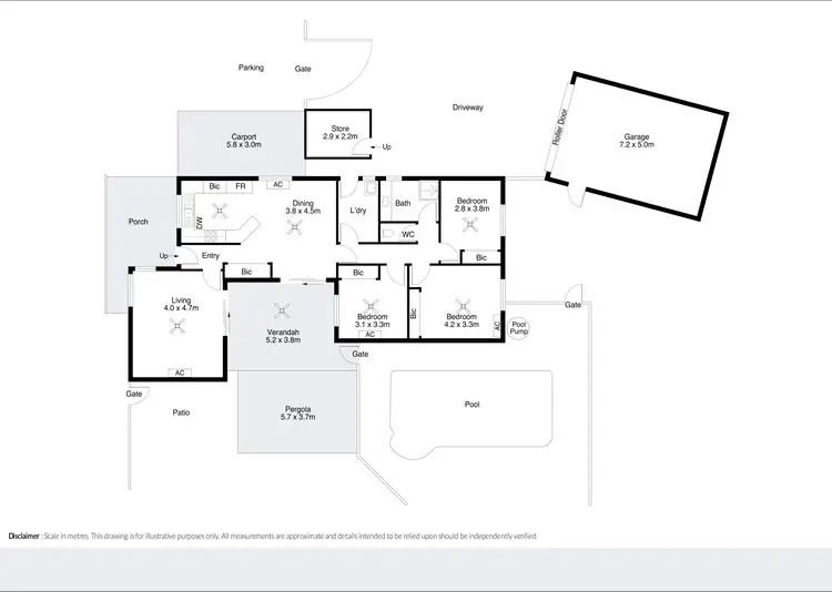 Floorplan of Homely house listing, 14 Dakas Street, Cable Beach WA 6726