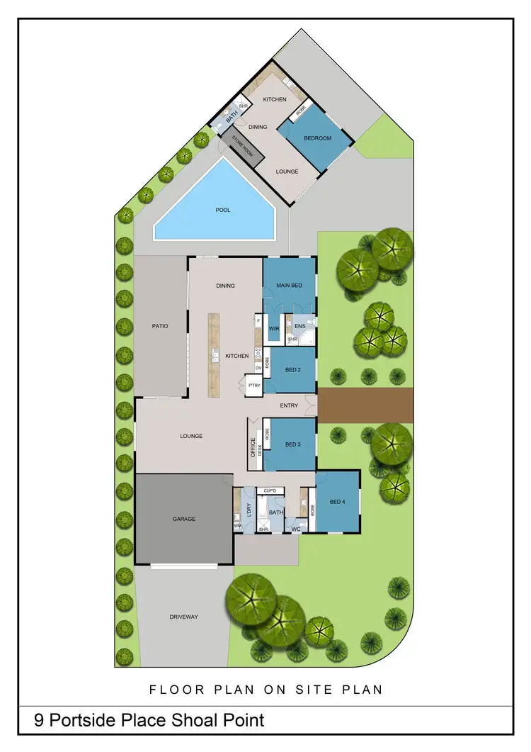 Floorplan of Homely house listing, 9 Portside Place, Shoal Point QLD 4750
