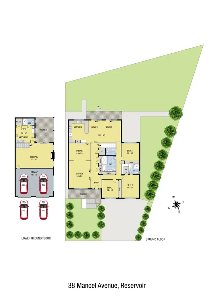 Floorplan of Homely house listing, 38 Manoel Avenue, Reservoir VIC 3073