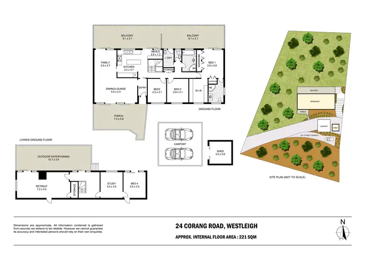 Floorplan of Homely house listing, 24 Corang Road, Westleigh NSW 2120