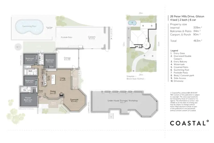 Floorplan of Homely house listing, 26 Peter Mills Drive, Gilston QLD 4211