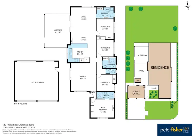 Floorplan of Homely house listing, 129 Phillip Street, Orange NSW 2800
