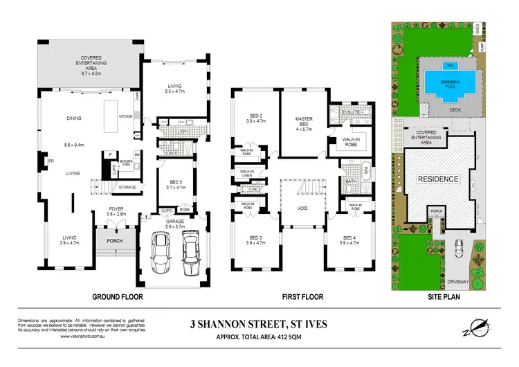 Floorplan of Homely house listing, 3 Shannon Street, St Ives NSW 2075
