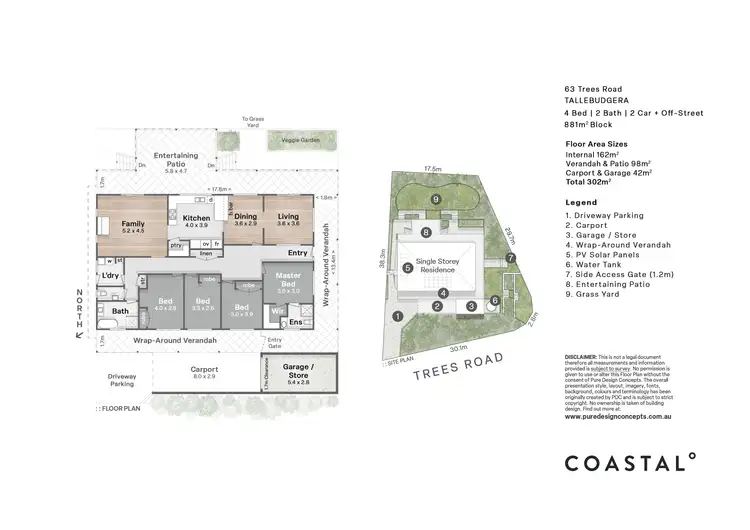 Floorplan of Homely house listing, 63 Trees Road, Tallebudgera QLD 4228