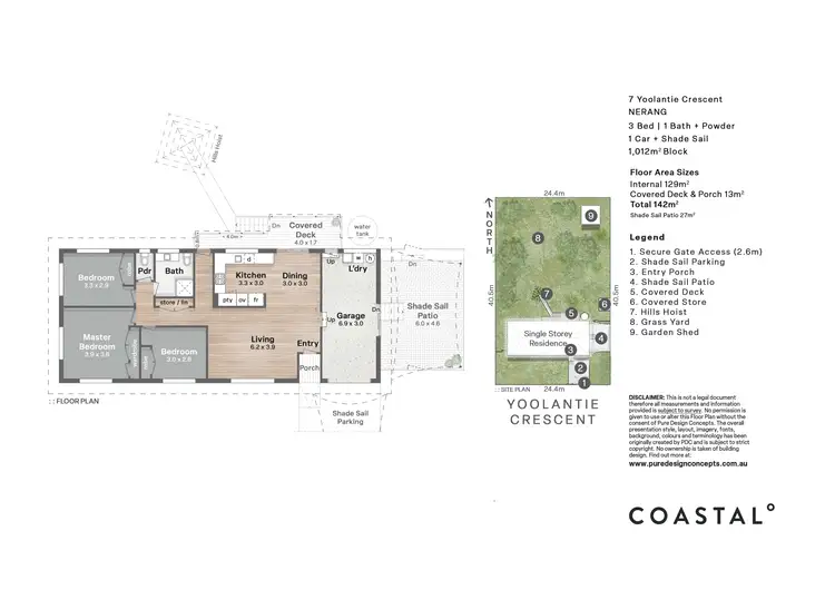 Floorplan of Homely house listing, 7 Yoolantie Crescent, Nerang QLD 4211