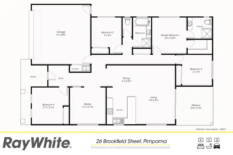 Floorplan of Homely house listing, 26 Brookfield Street, Pimpama QLD 4209