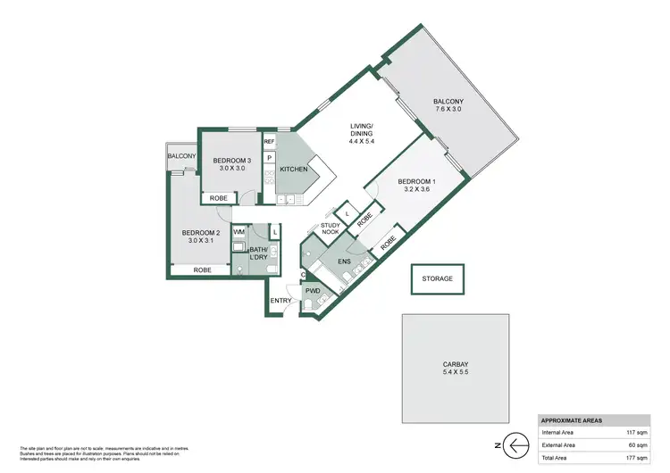 Floorplan of Homely apartment listing, 72/7 Davies Road, Claremont WA 6010