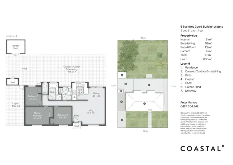 Floorplan of Homely house listing, 6 Bushtree Court, Burleigh Waters QLD 4220