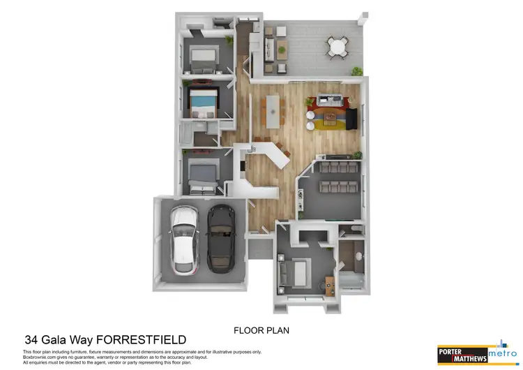 Floorplan of Homely house listing, 34 Gala Way, Forrestfield WA 6058