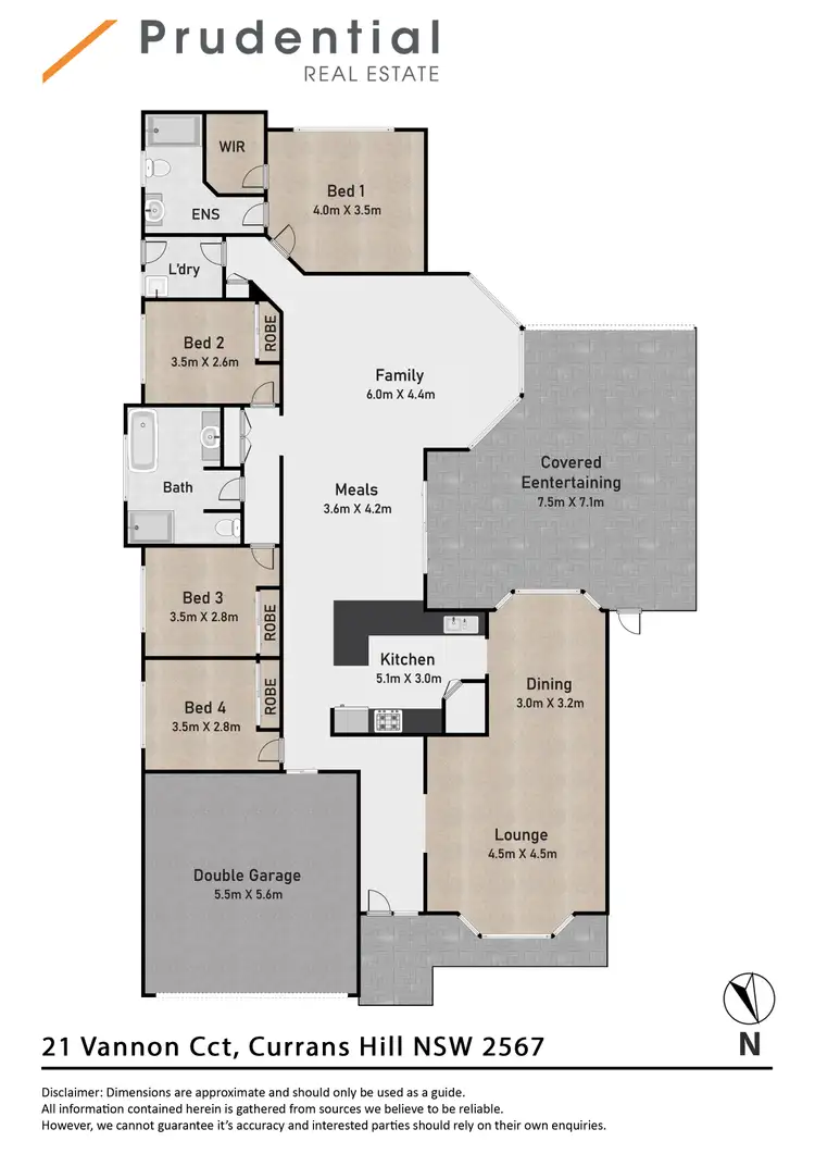 Floorplan of Homely house listing, 21 Vannon Circuit, Currans Hill NSW 2567