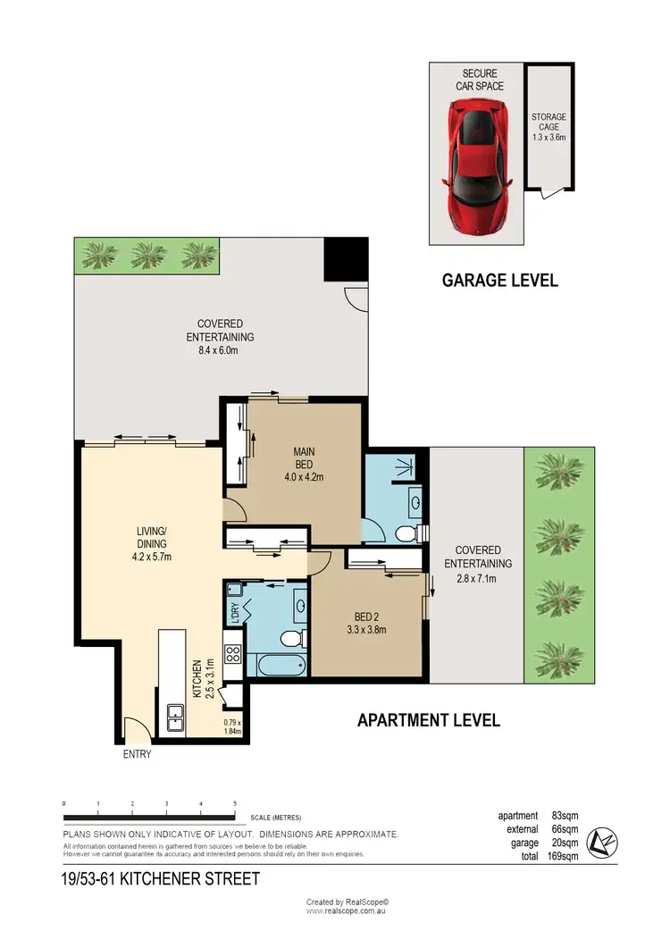 Floorplan of Homely apartment listing, 19/53-61 Kitchener Street, Coorparoo QLD 4151