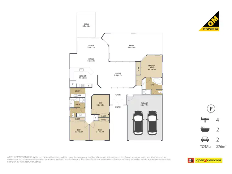 Floorplan of Homely house listing, 56 Tradewinds Drive, Banksia Beach QLD 4507