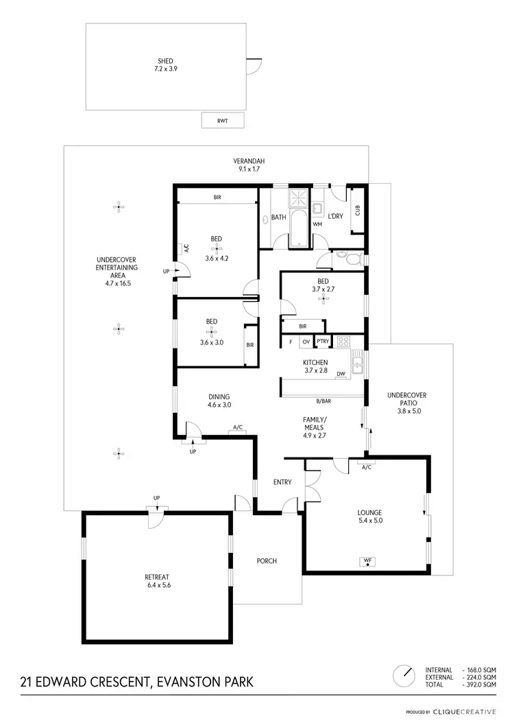 Floorplan of Homely house listing, Proposed Allotment 701 Edward Crescent, Evanston Park SA 5116