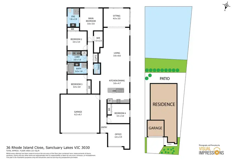 Floorplan of Homely house listing, 36 Rhode Island Close, Sanctuary Lakes VIC 3030