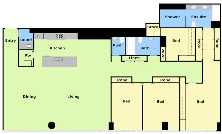 Floorplan of Homely apartment listing, 5605/1 Queensbridge Square, Southbank VIC 3006